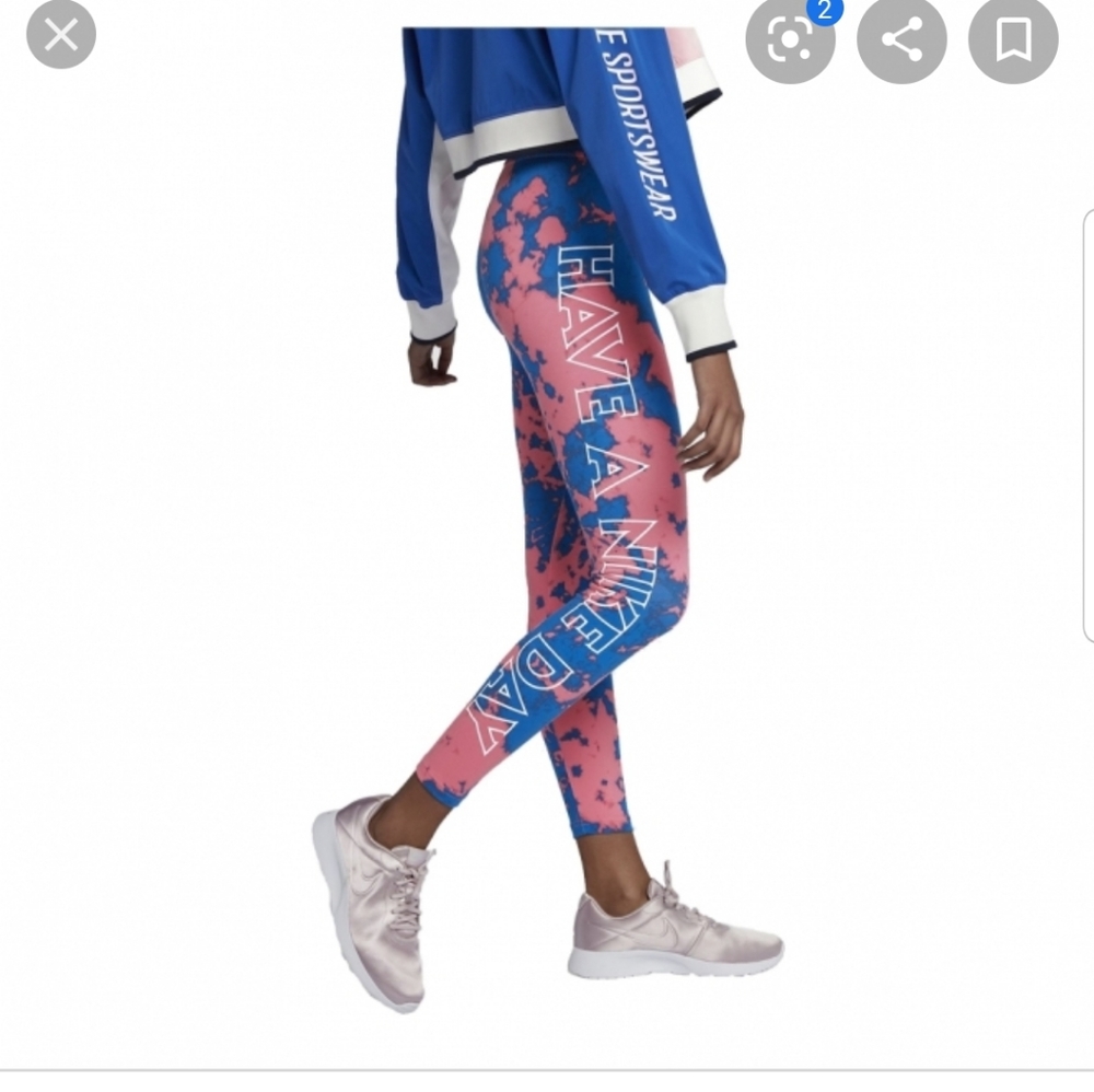 NWOT tiedye nike leggings